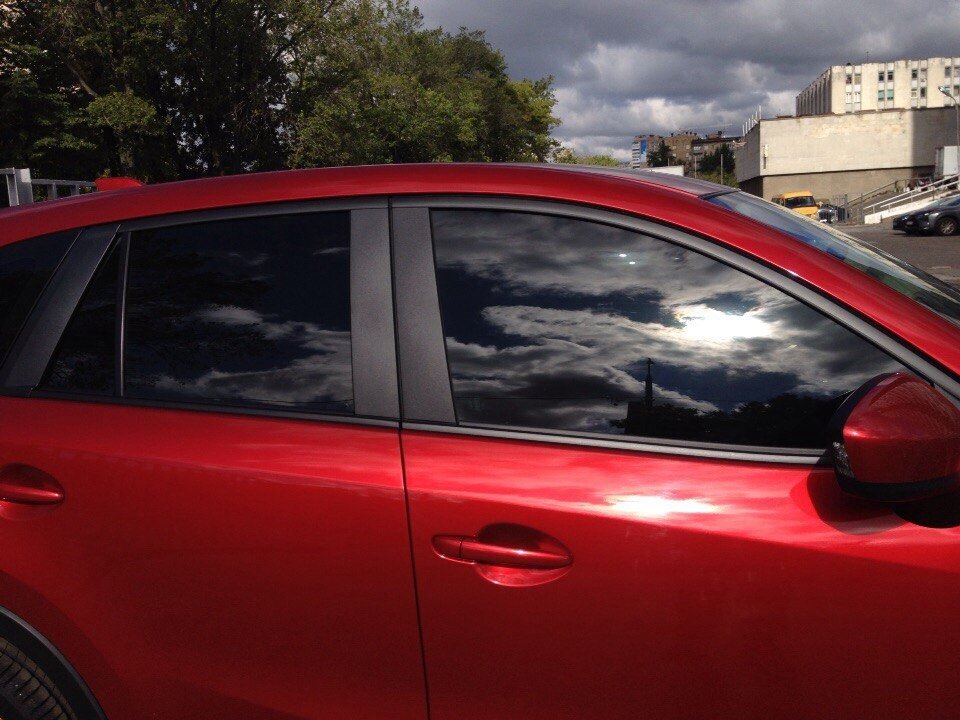 Тонировка передних стекол автомобиля
