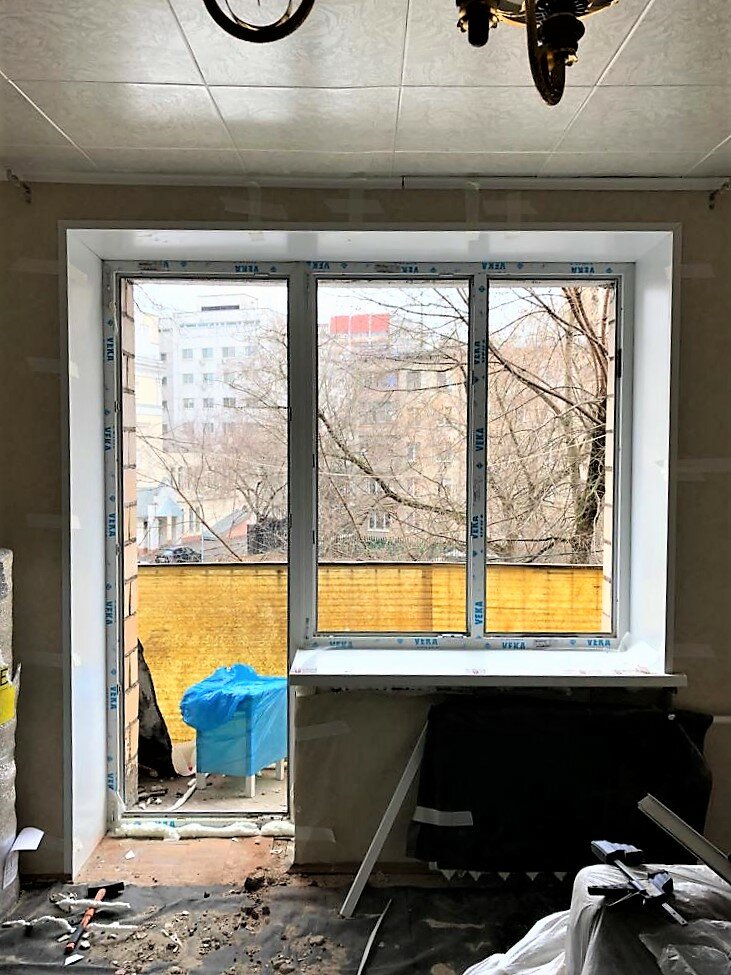 окна, балкон, балконный блок в панельном доме, квартира, разумные окна