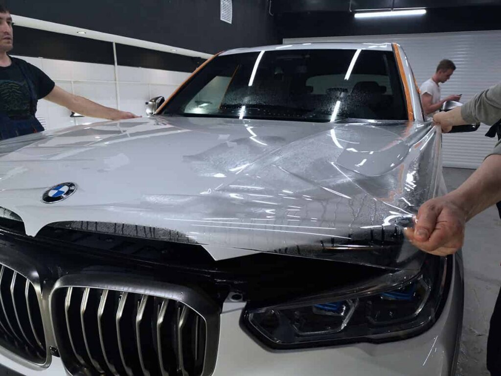 полиуретановая пленка для авто, полиуретановая пленка для автомобиля, оклейка бмв x7, антигравийная пленка на бмв, детейлинг suntek