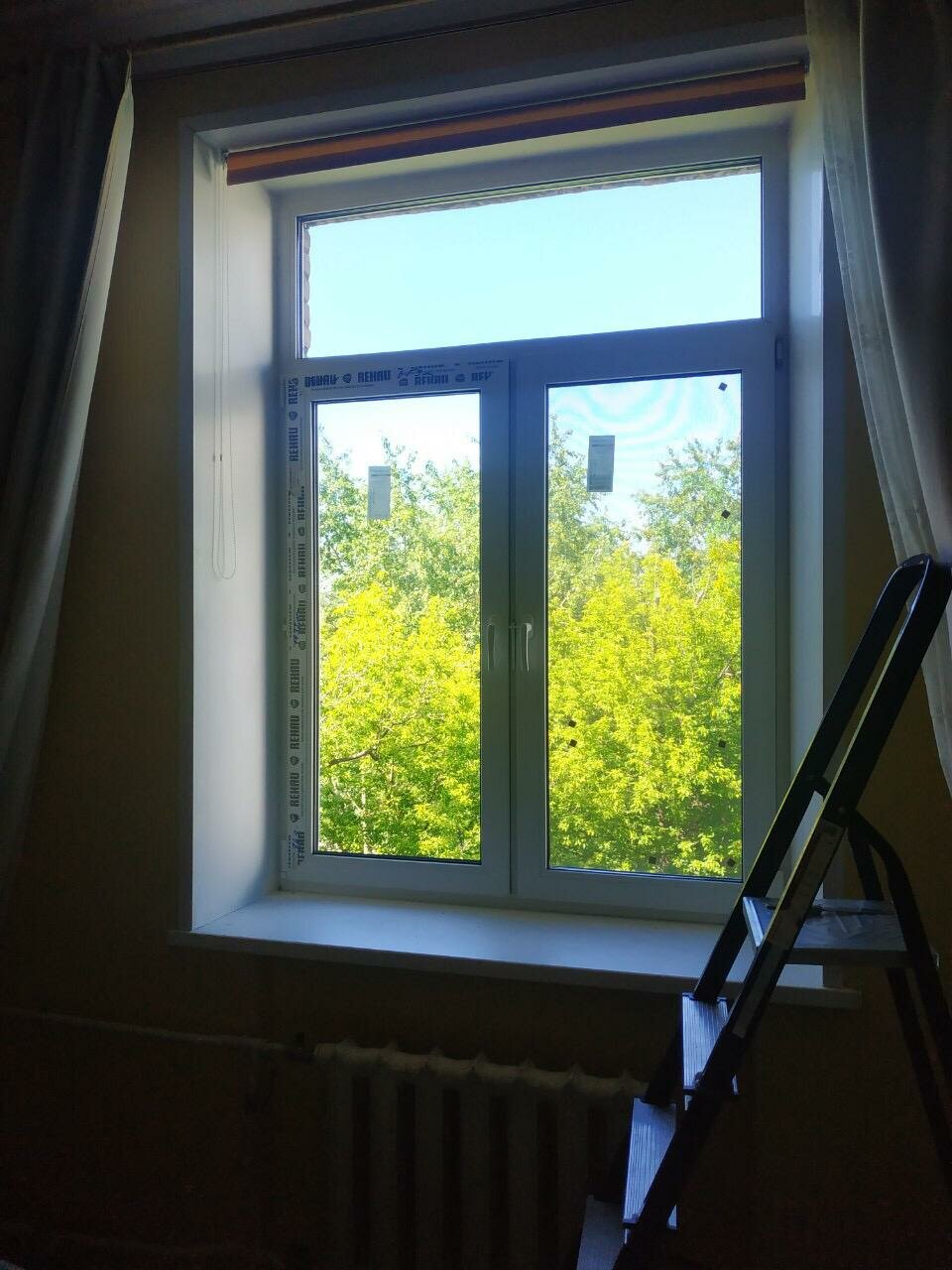 окна, пластиковое окно, пластиковые окна в сталинке, квартира, балкон