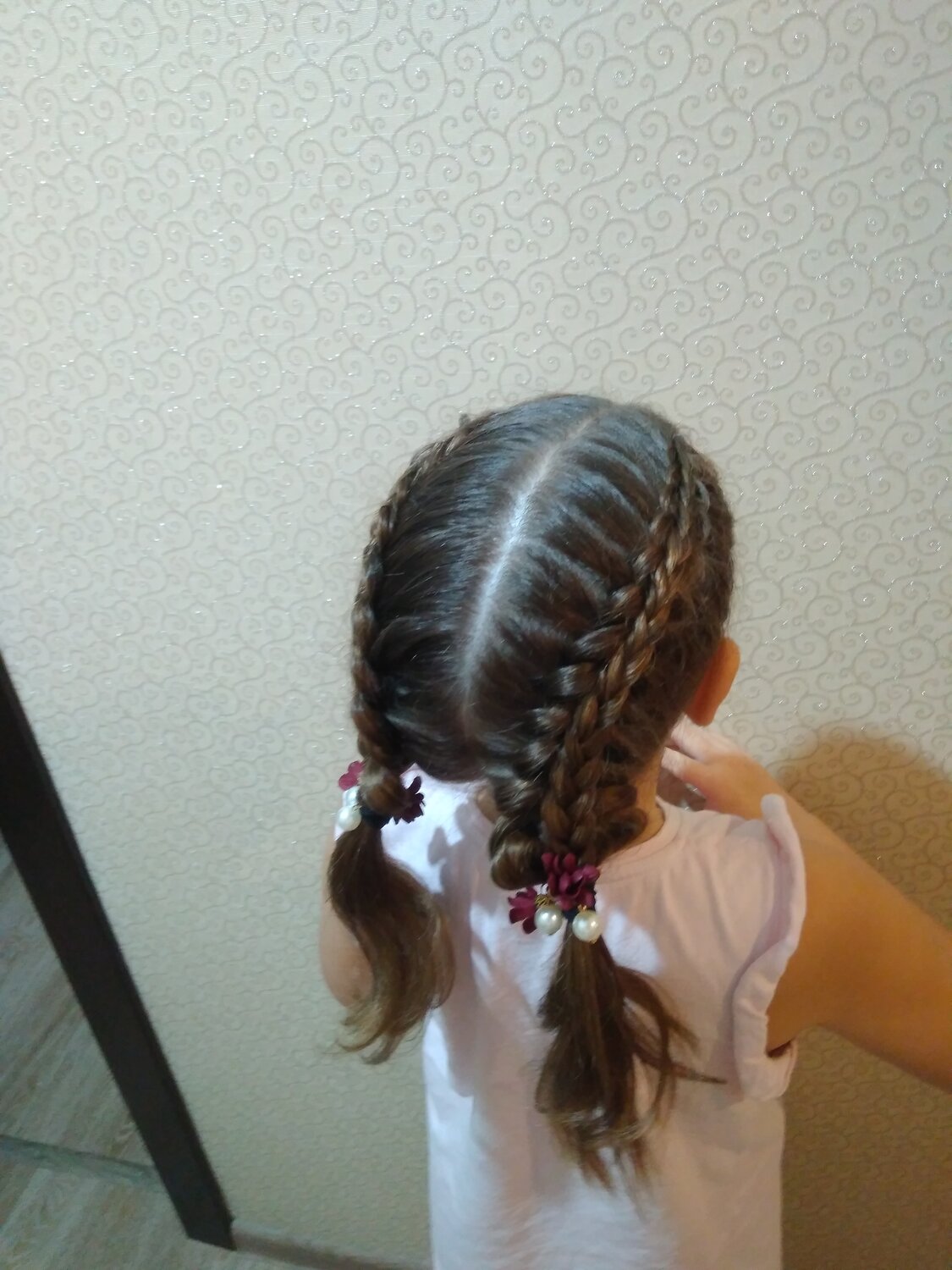 плетение кос, тугие косички для девочек, косички для девочек, рязань мастер плетения кос девочкам, косички для девочек 2 колоска