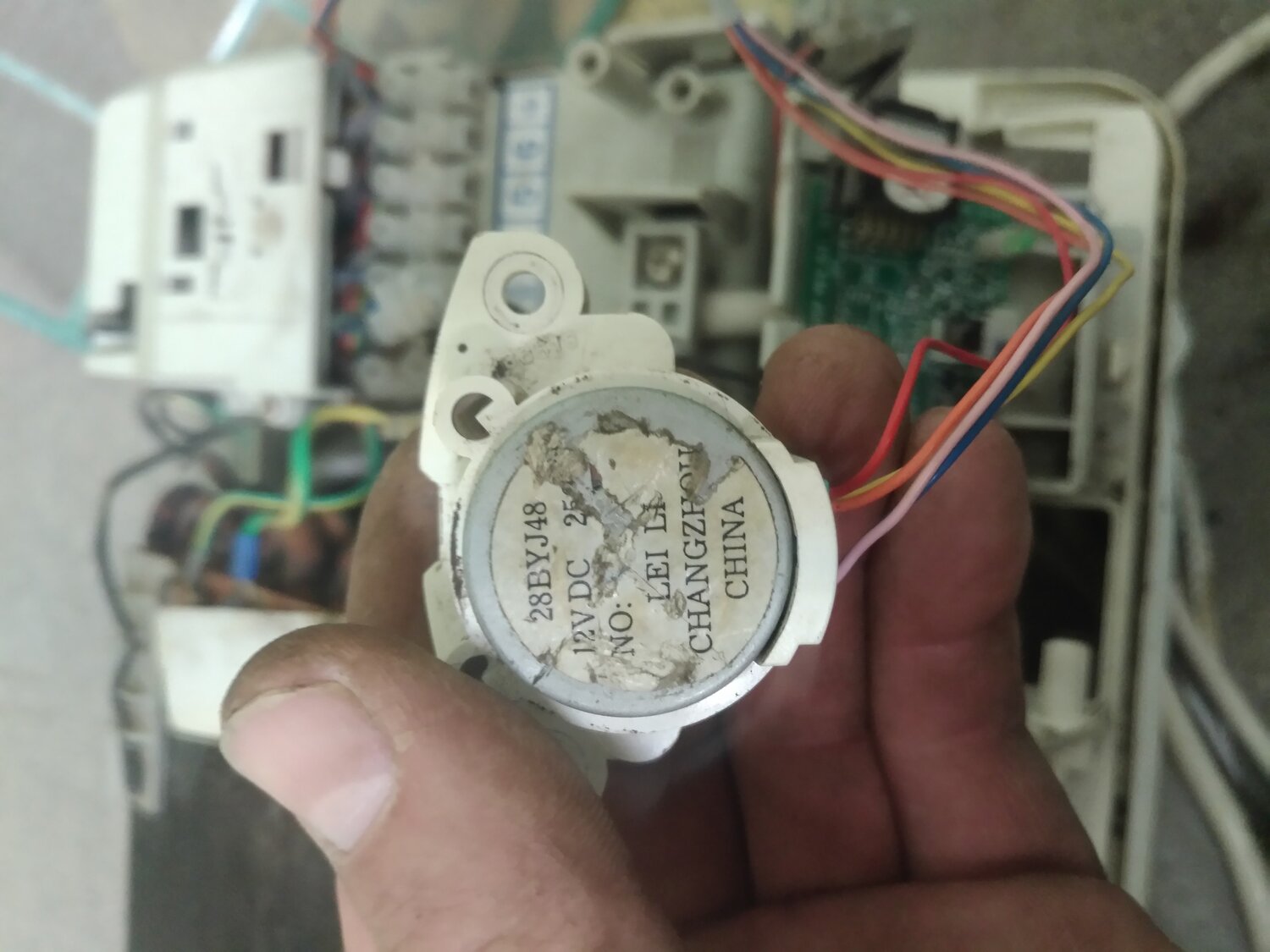 привод двигателя заслонки сплит-системы 25byj48-e11 12v, шаговый двигатель mp24z, шаговый двигатель step syn, бытовая техника, трехходовой клапан master gas seoul 2040125