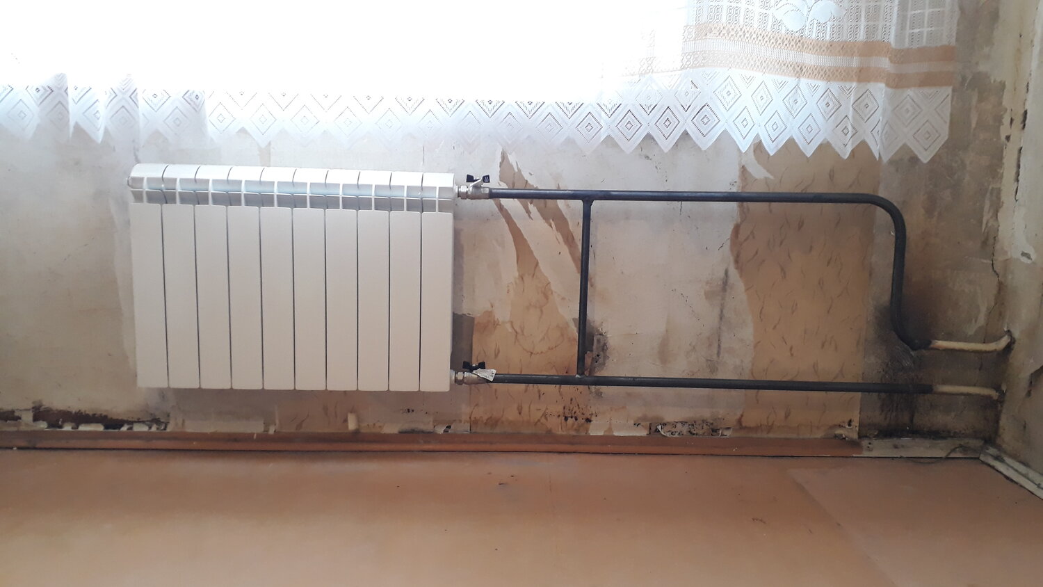 батареи для отопления в квартире, биметаллические батареи в квартире, отопление, присоединение батарей отопления, радиатор отопления