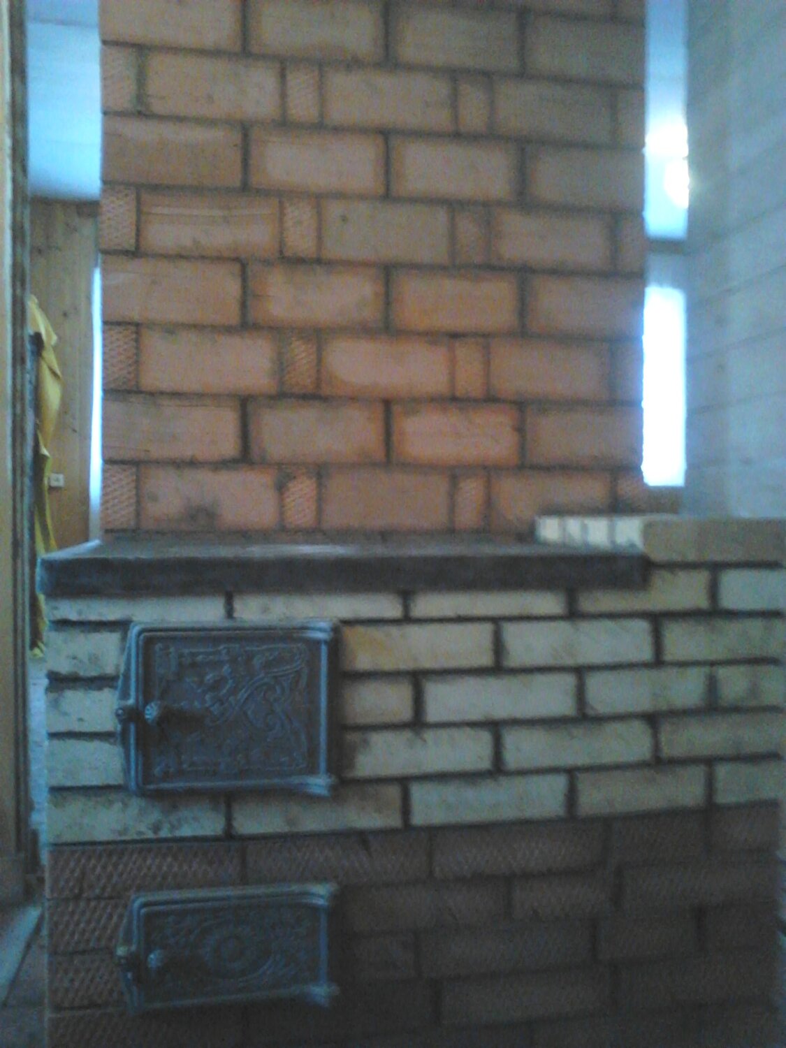 кирпичная печь с воздухоотводом, печник, печь трехоборотка, штукатурка печи из кирпича своими руками, печник в барнауле