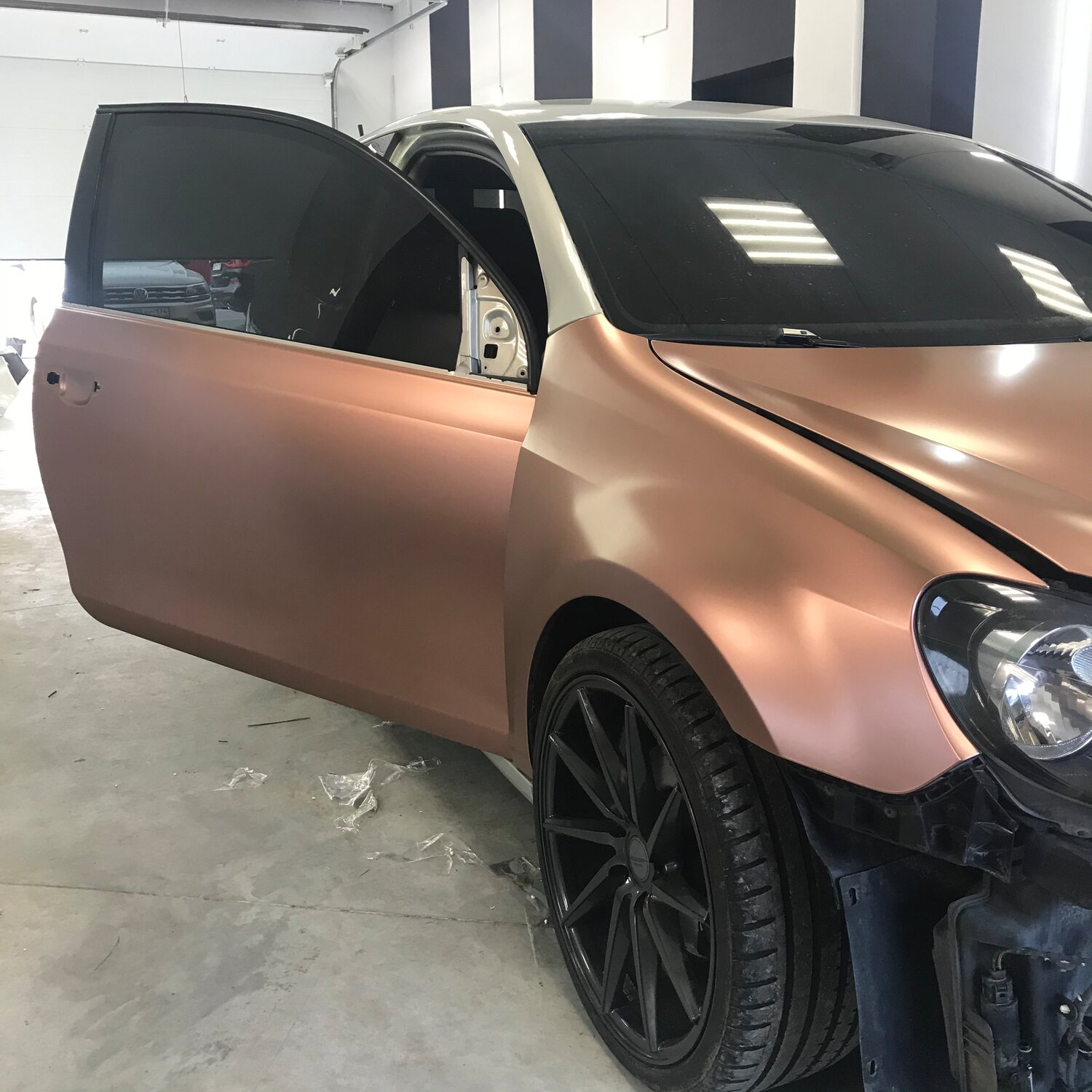 авто, автомобиль, пленка matte metallic brown as9000001, матовый хром bm2, жидкая резина