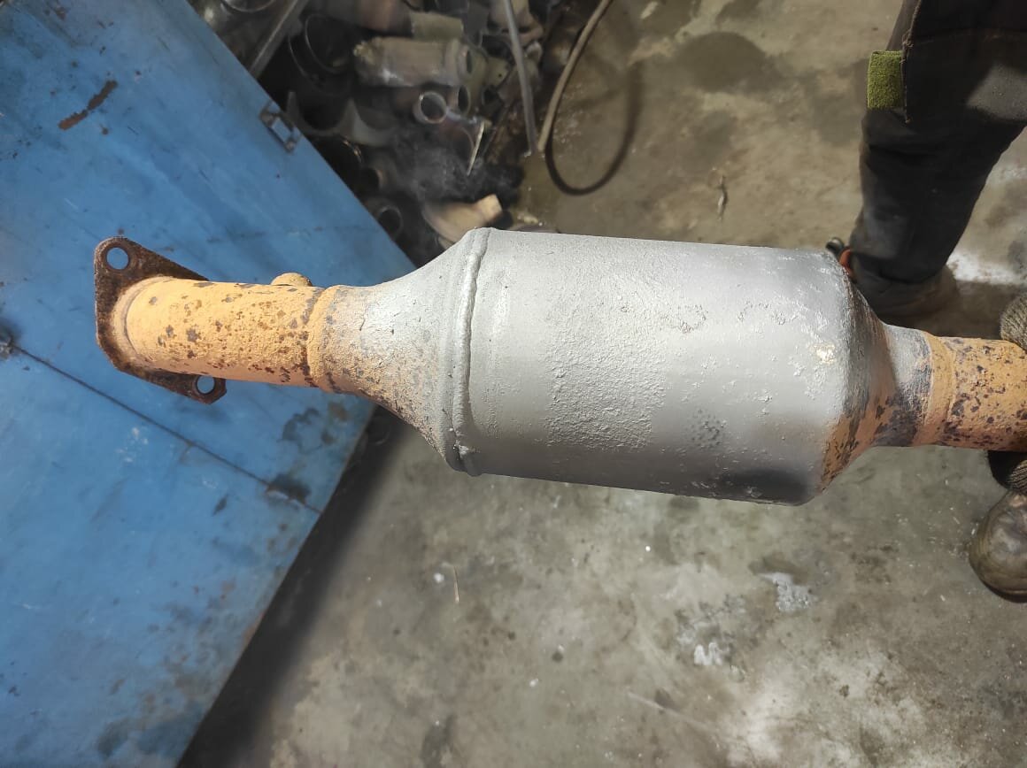 катализатор, катализатор нива, катализатор chevrolet niva, удалить катализатор, ремонт катализатора