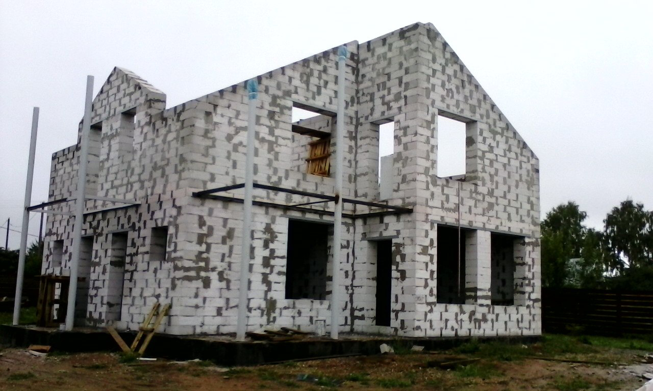 газобетон, дом из газобетонных блоков, газобетонные блоки, дом из газобетона, строительство домов