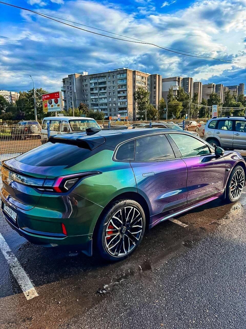 автомобиль zeekr 001, авто, zeekr 001, geely zeekr 001, Porsche Macan