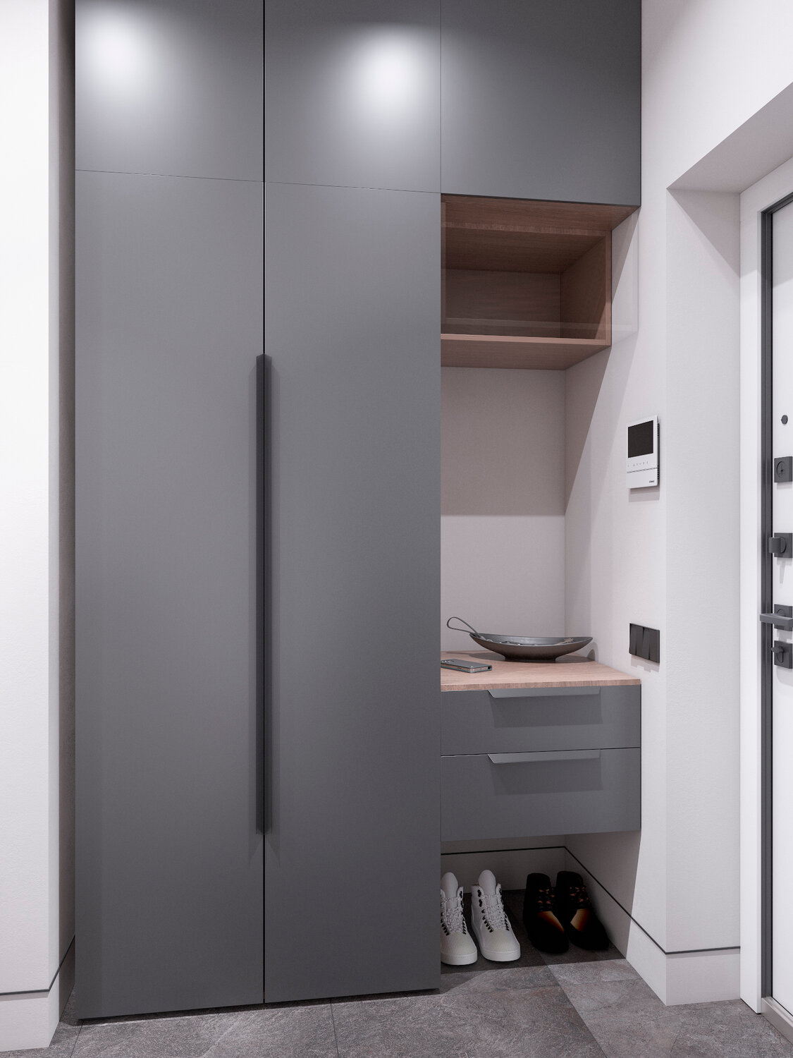 интерьер прихожей, шкаф в прихожую в современном стиле, шкаф в прихожей, шкаф в прихожую современный дизайн, шкаф в прихожую современный