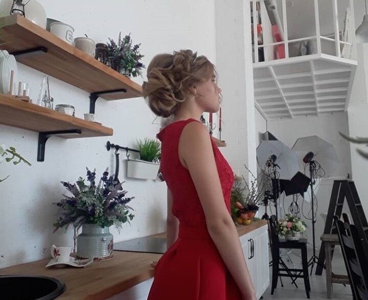 девушка, платье, beautiful girl, красное платье, вечернее платье