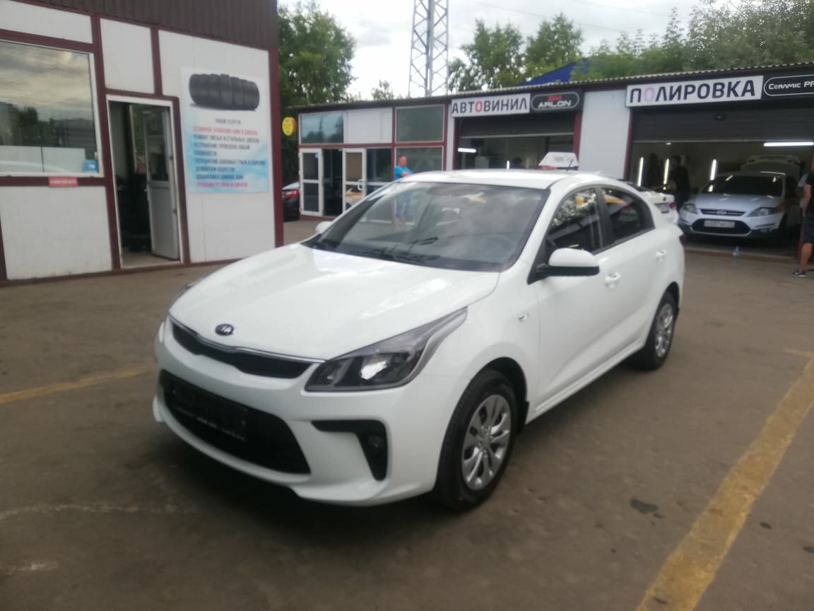 kia rio, kia рио 2017, kia rio comfort 1.6 mt, kia rio 2018 белый, kia rio comfort 1.6