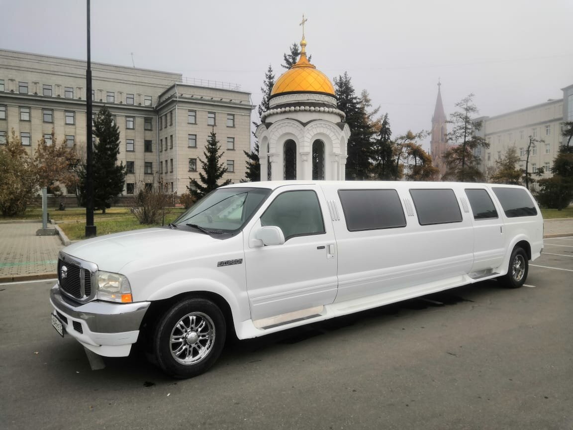 лимузин, лимузин форд экскурсион, ford excursion лимузин, лимузин форд экскершн свадебный, Ford Excursion