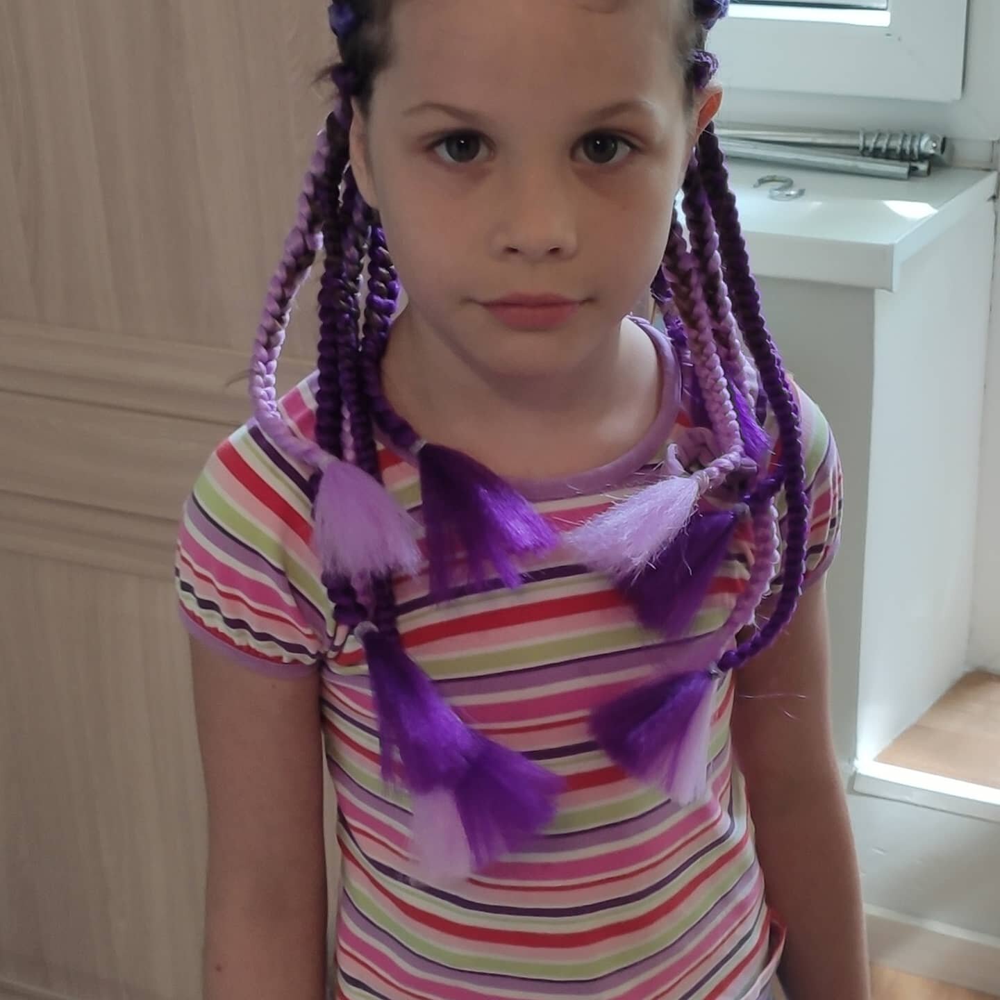 девочка, плетение кос, человек, кос, плетение