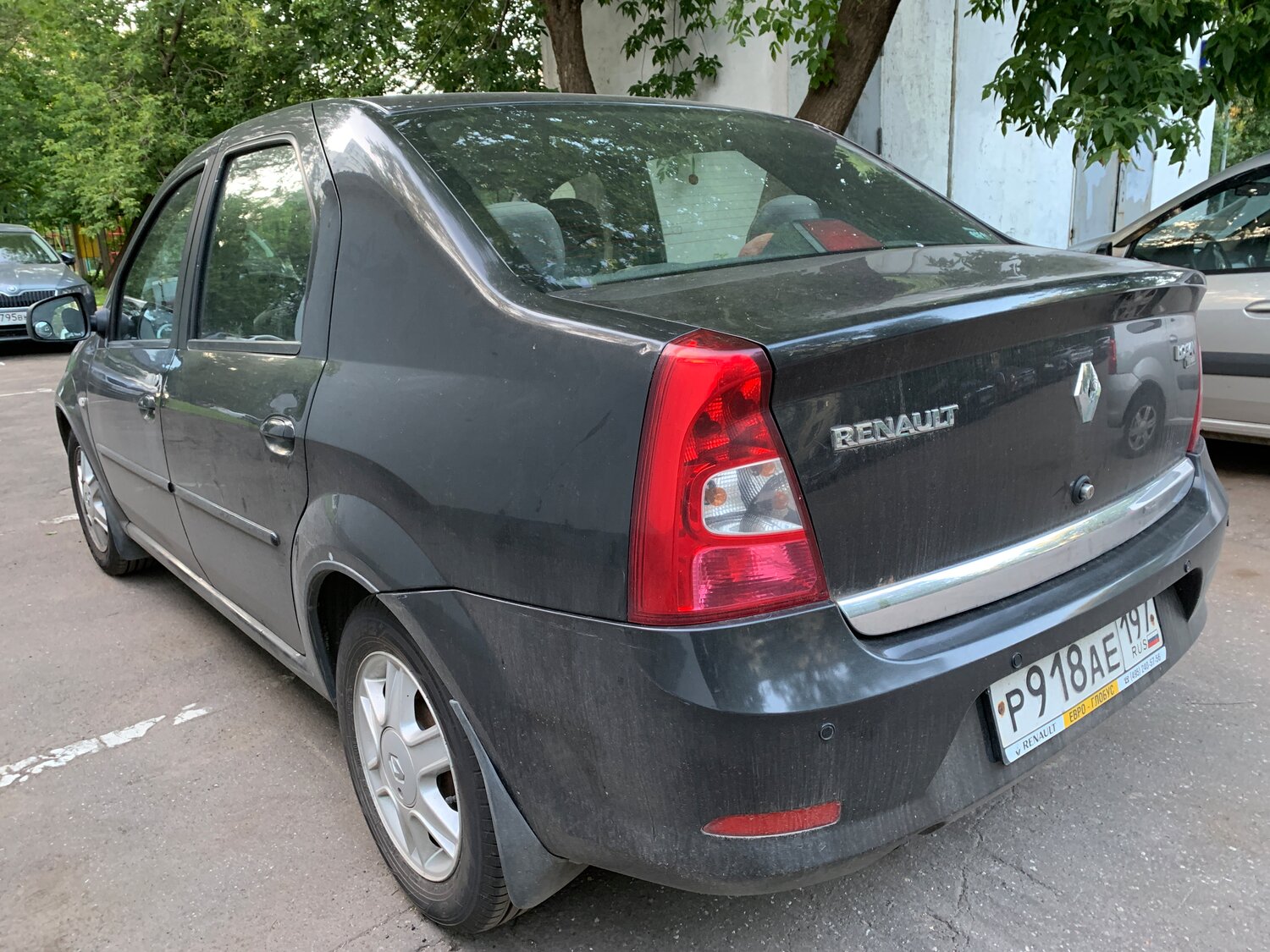 renault, renault logan 2, рено логан 2008, рено логан 2010 черный, Renault Logan I Рестайлинг