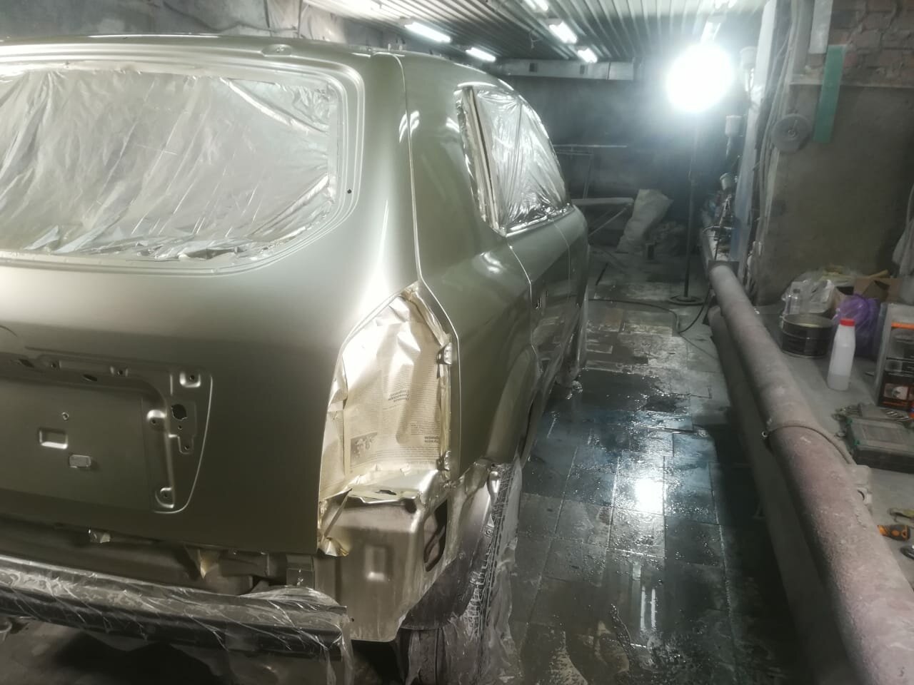 авто, автомобиль, загрунтованная машина, покраска авто в омске качественно, покраска авто