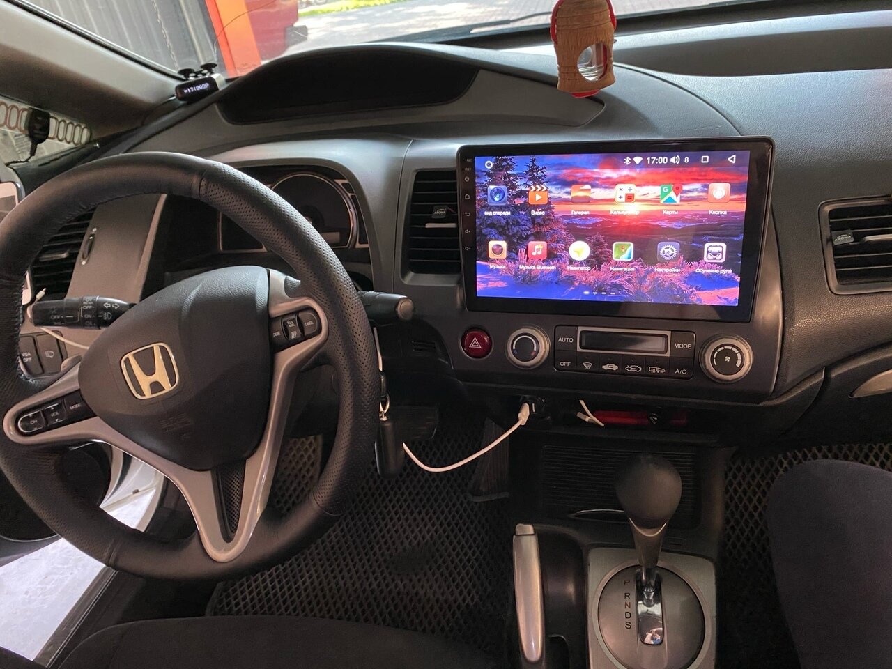 honda civic 2008 android 2din, автомагнитола parafar honda civic 2006-2011 android 8.1.0, автомобиль, магнитола хонда цивик 4д на андроид, Toyota Hilux Surf III