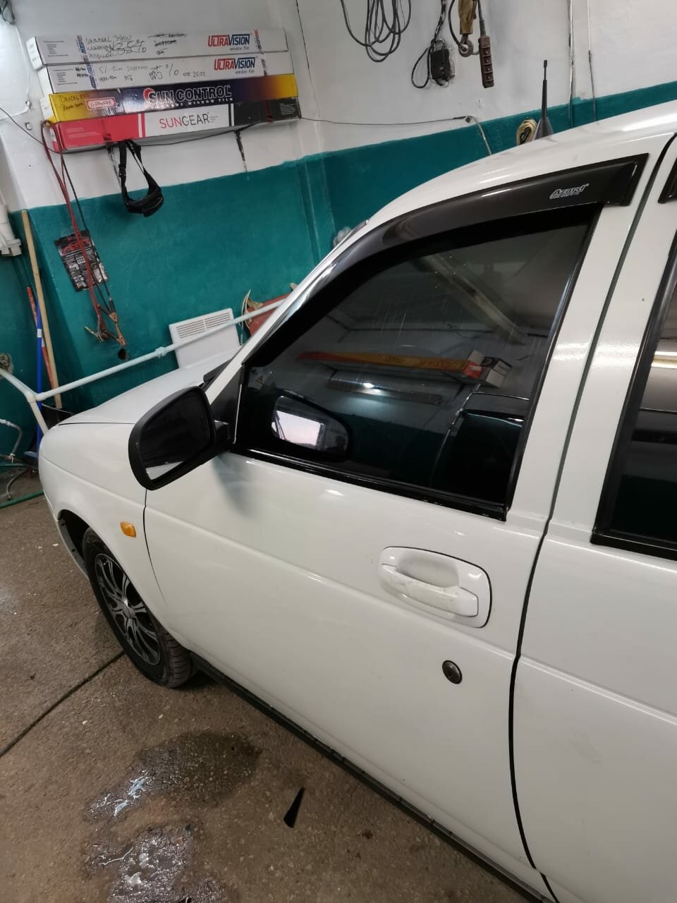 lada priora, тонировка 35% ваз 2110, 2112 переходная тонировка, тонировка приора передние боковые 50, lada