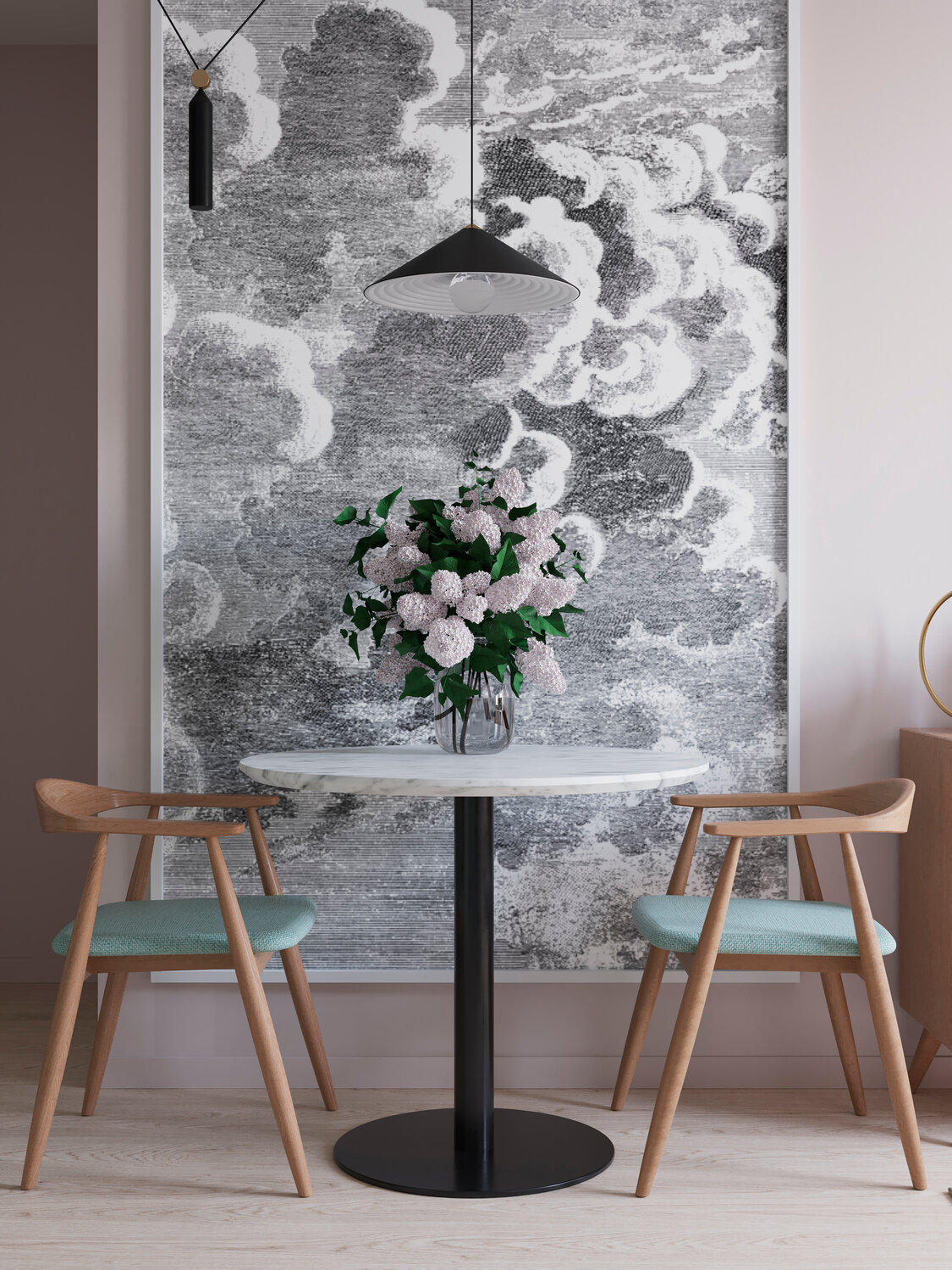 дизайн интерьера, интерьерные картины, интерьер, стен, фреска карта мира на стену бетон