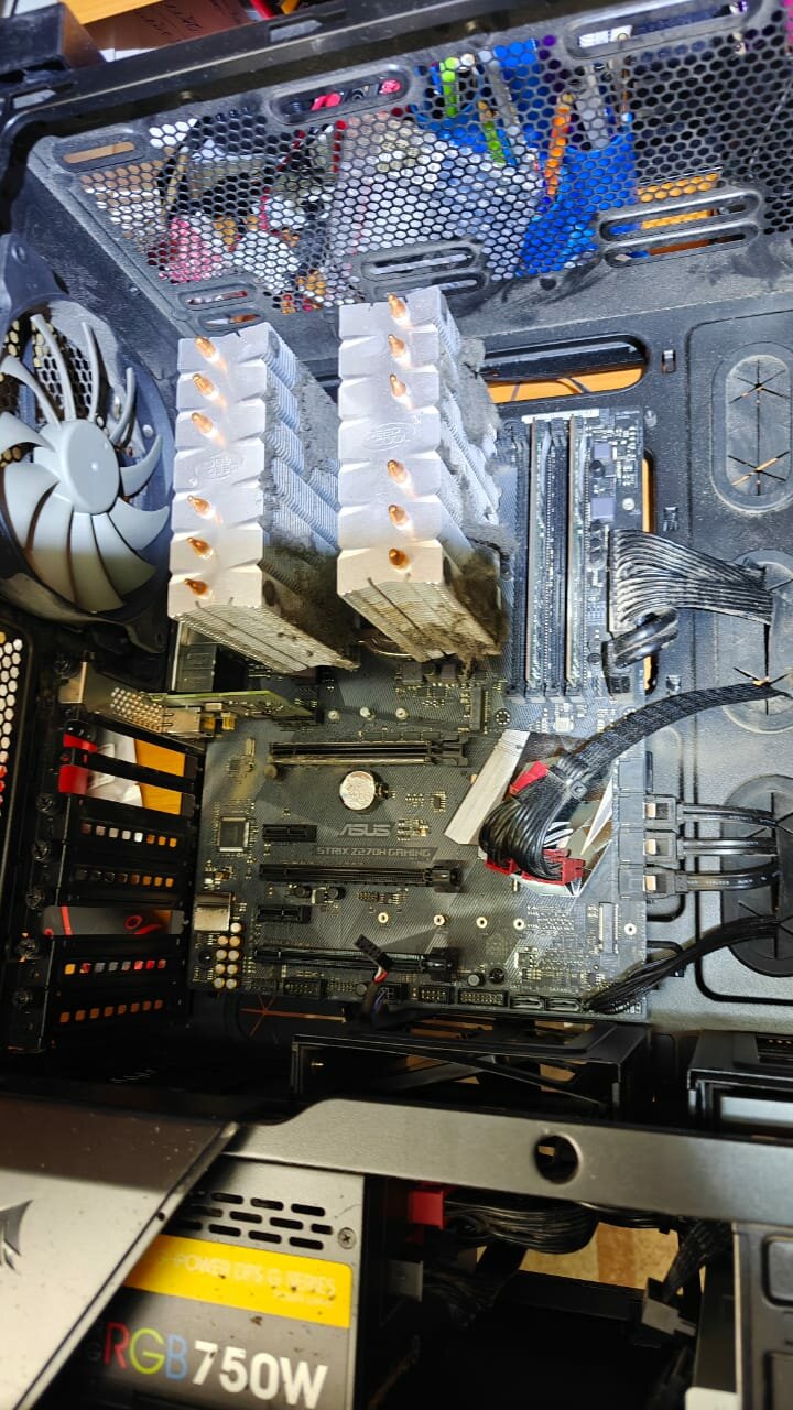 компьютерные комплектующие, кулер для процессора, компьютер, процессор компьютер, системного блока