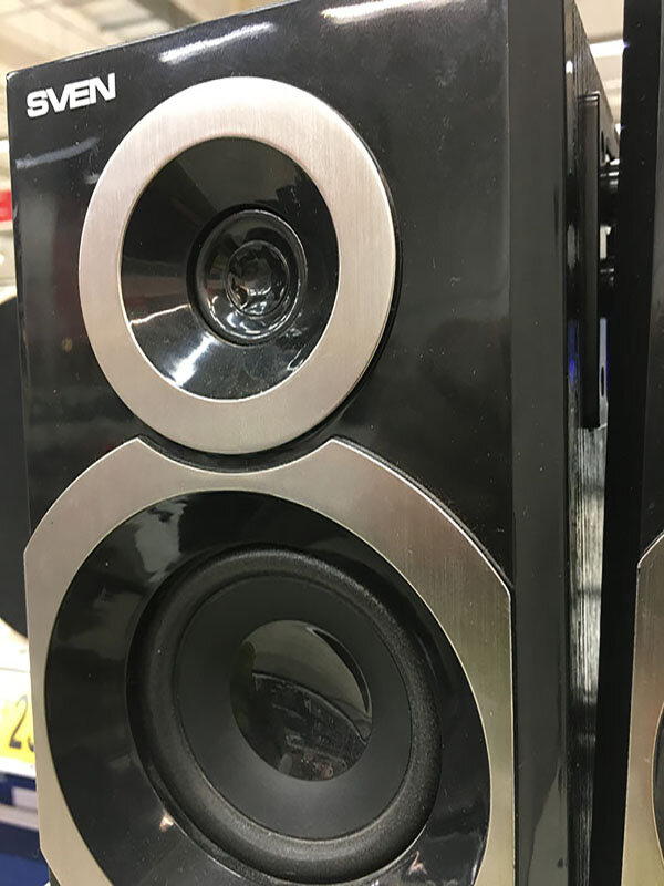 sven sps 619, колонки 2.0 sven sps-619, колонки sven sps-619, акустика sven sps-619 черный, компьютерная акустика sven sps-619