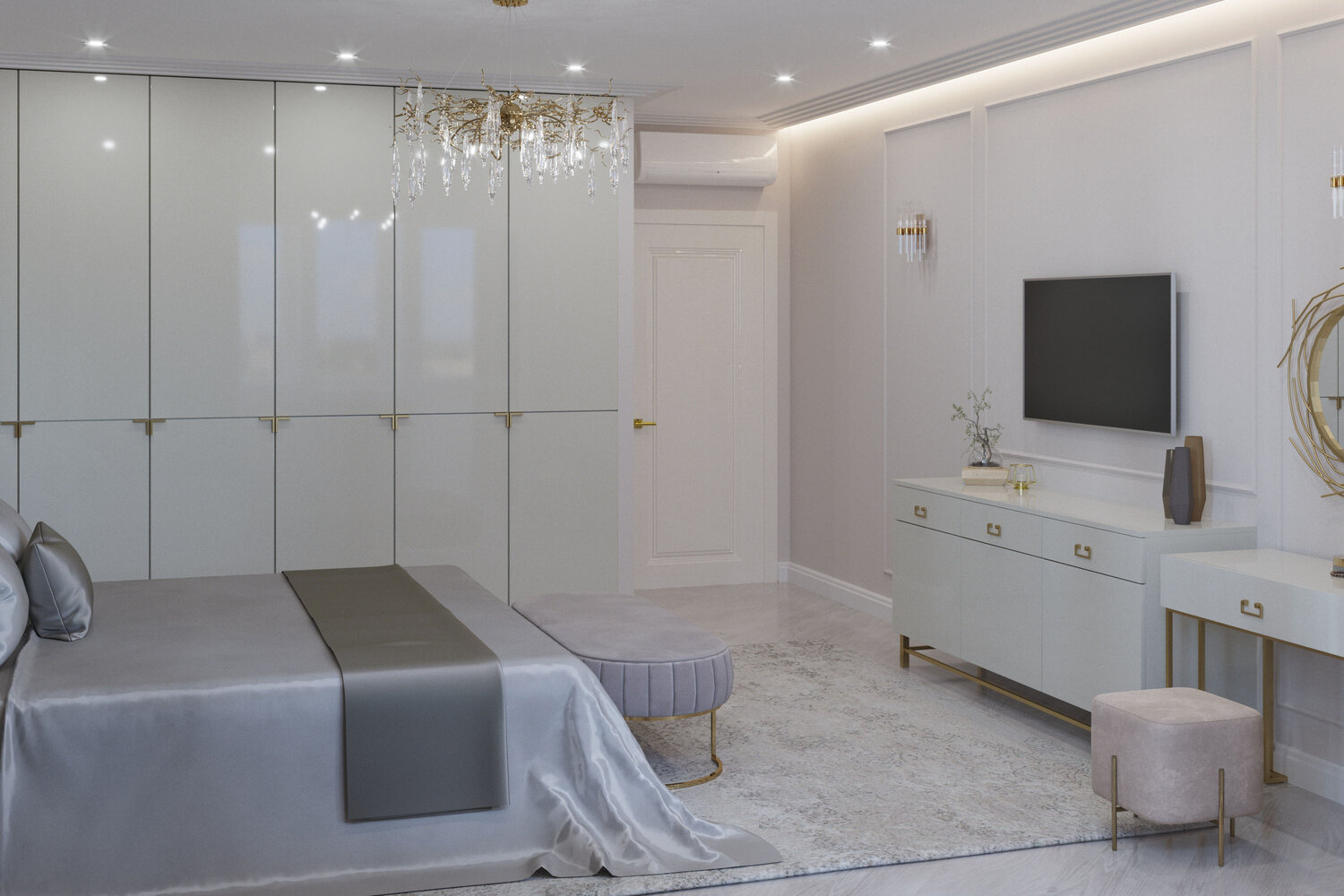 дизайн интерьера, интерьер, дизайн спальни, спальни, дизайн квартир