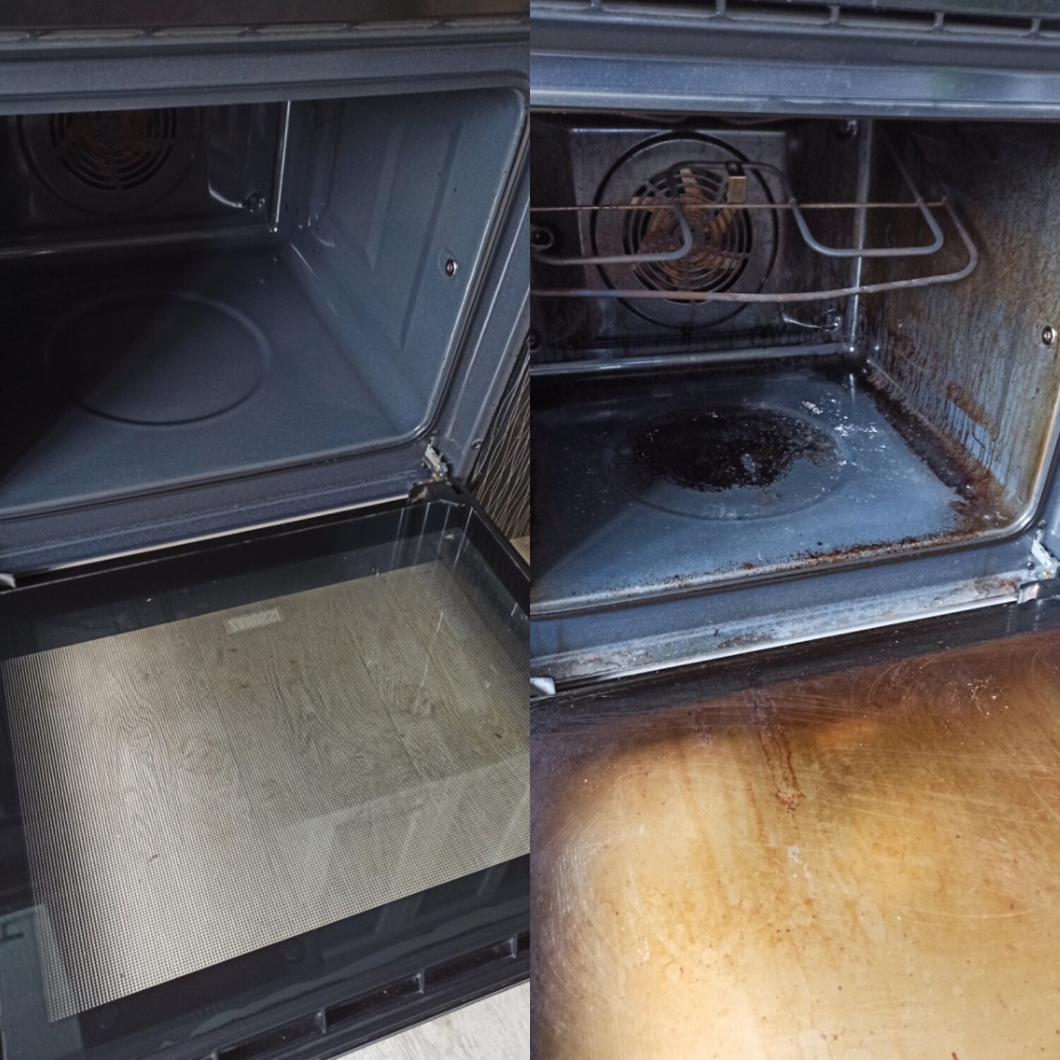 духовой шкаф hotpoint-ariston fa5 841 jh bl, бытовая техника, духовой шкаф хотпоинт аристон 70 4fa 841 jc bl ha, духовка до и после, духовка