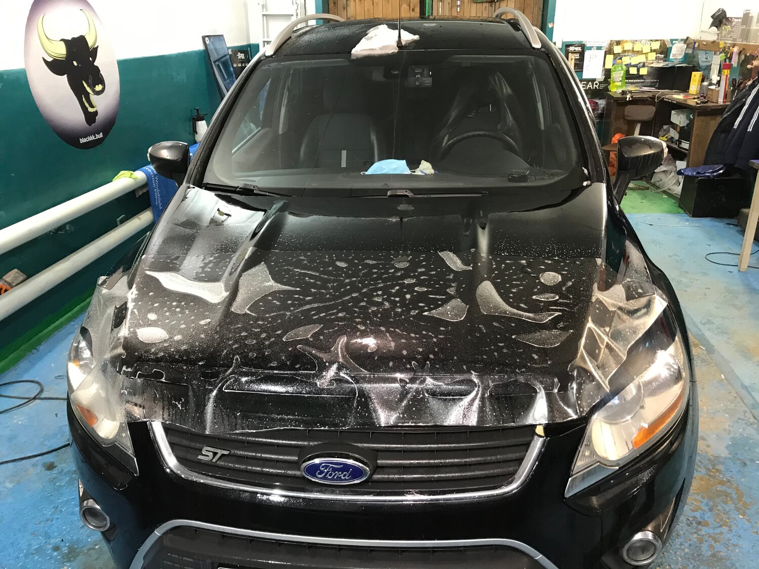 авто, автомобиль, жидкое стекло для защиты кузова, машина после плёнки, пленки