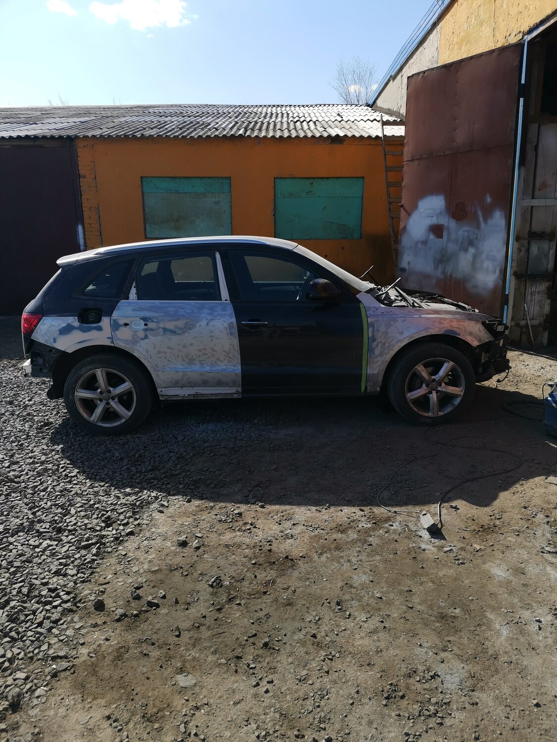авто, автомобиль, машин, брошенный кайен, Cadillac SRX I