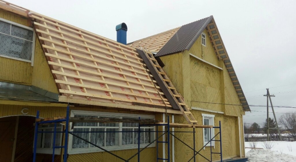 монтаж кровли, кровельные работы, кровля, монтаж крыши, контробрешетка кровли