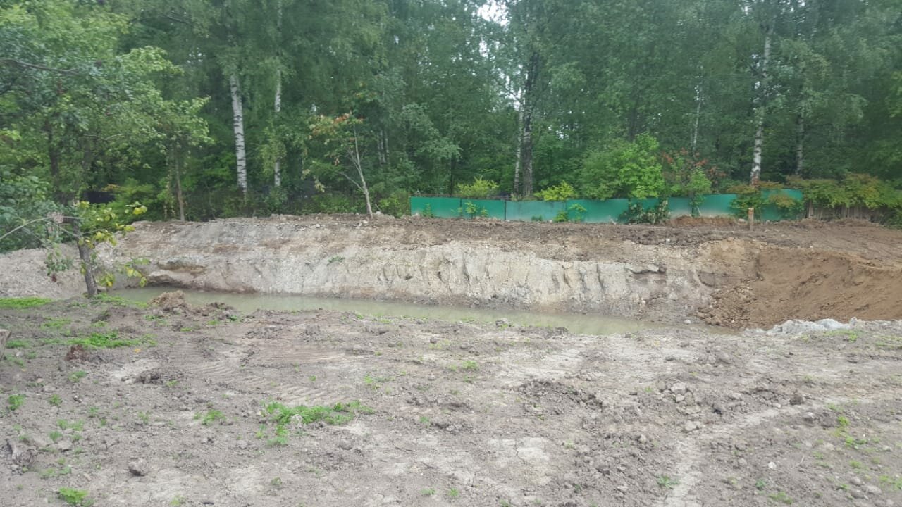 рекультивация обводненного карьера, грунтовые могильники, участок, земельный участок, котлован