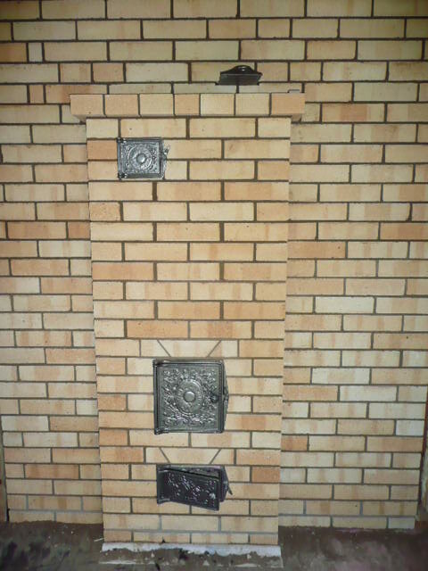 кирпичная печь с воздухоотводом, банная печь энгельским кирпичом, банная печь, плитка для кирпичной печи, банная печь кузнецова