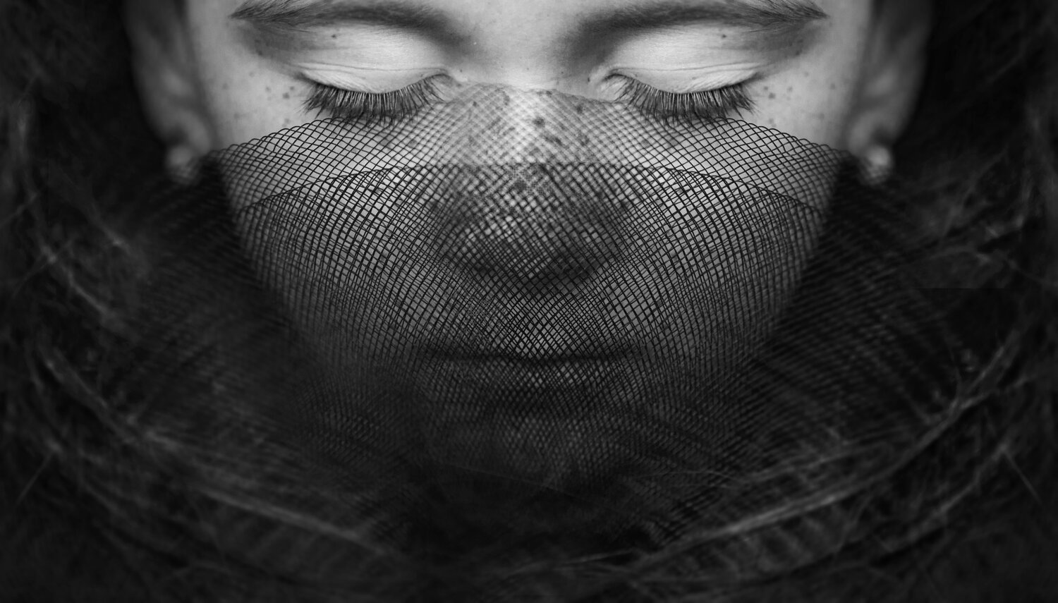 чёрно белая фотография, красивые черно белые, чёрное белое, портрет, часть лица