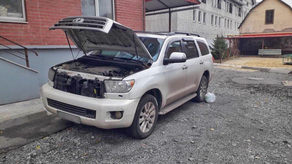 автомобиль, авто, toyota land cruiser, мицубиси крузак белый новый, Toyota Sequoia II