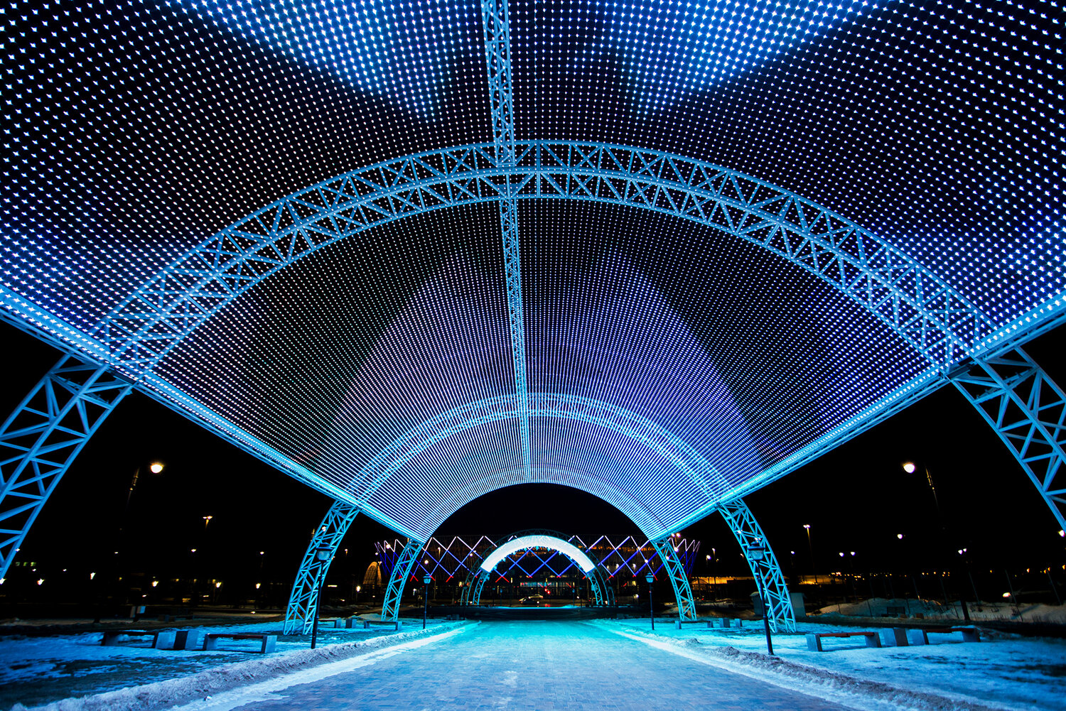 стадион волгоград арена парк, парк, светодиодная арка мемориальный парк, мемориальный парк, мемориальный парк арки волгоград