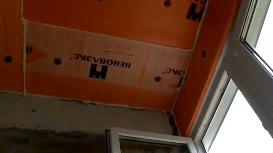 пеноплекс комфорт, пеноплекс 20мм для балкона, теплоизоляция потолка балкона пеноплексом, пеноплекс 2 слоя, утепление потолка на лоджии пеноплексом
