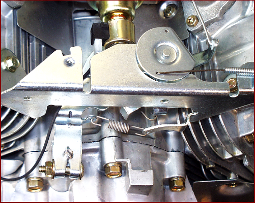 электропривод подсоса солекс, деталь, установка троса газа двигателя 14hp v-twin, карбюратор, крепление жигулевского карбюратора