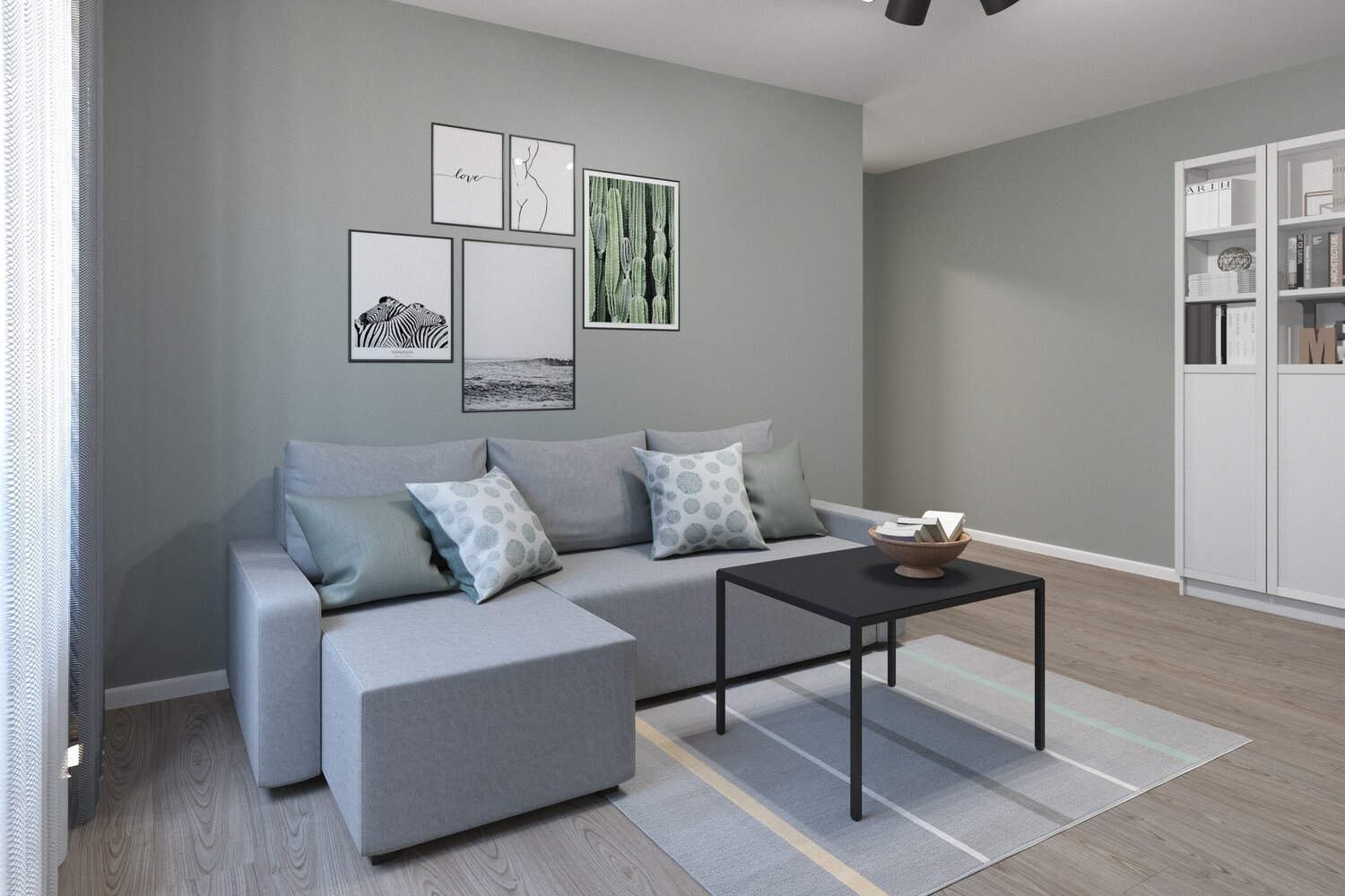 дизайн интерьера, интерьер, дизайн квартир, диван в интерьере, интерьеры икеа однушка