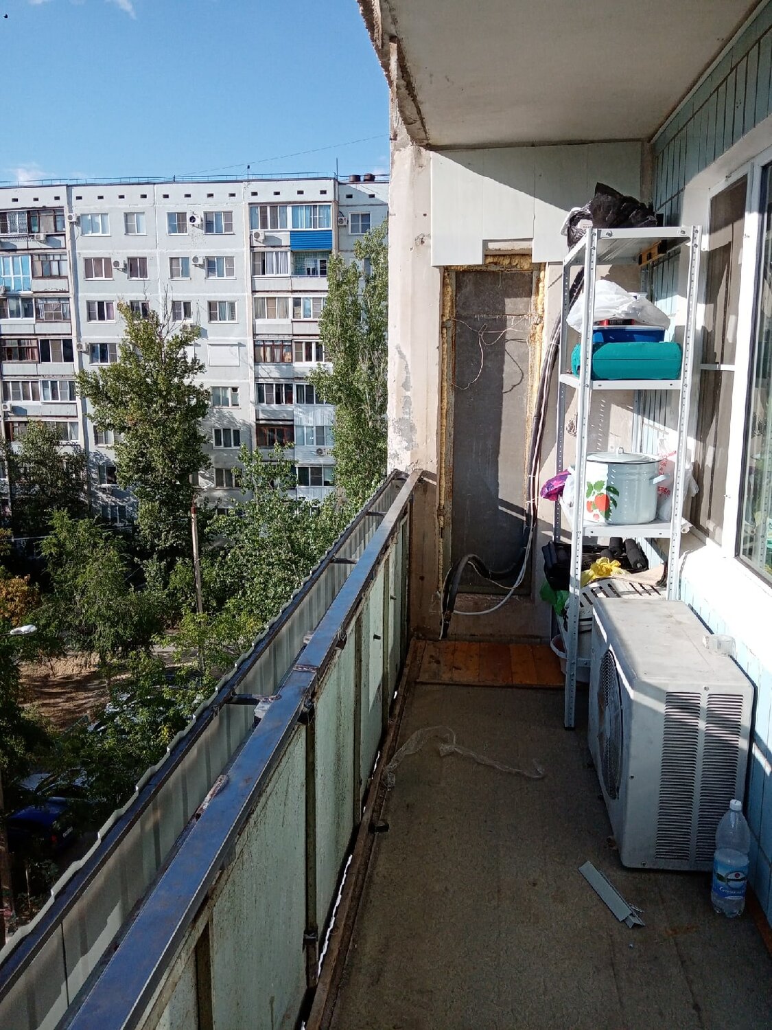 балкон, улица, здание, лоджия, многоквартирный дом