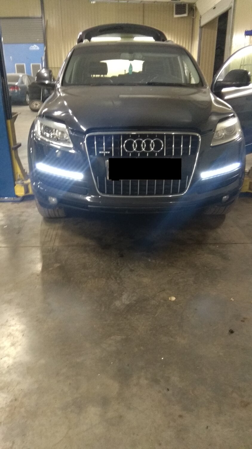 audi q7, автомобиль, авто, свет габаритный audi q7 2007, Audi Q5 I