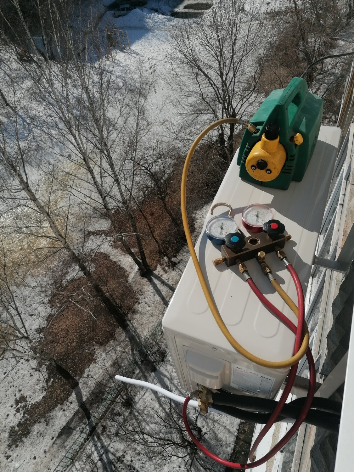 кондиционер, промывка контура кондиционера азотом, оборудование, реле управления септик топас 4, техника