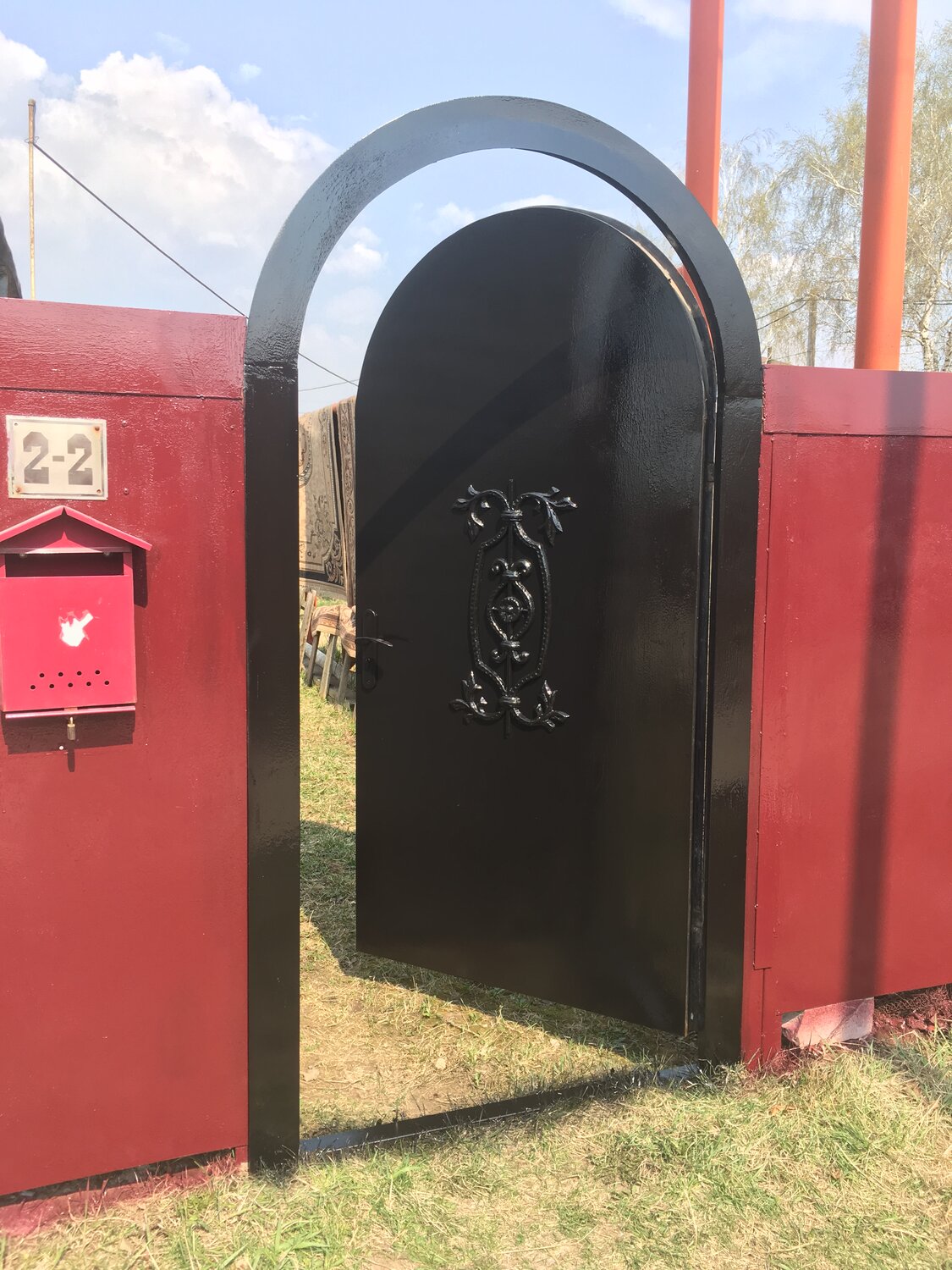 ворота и калитка, калитки, входная группа уличная ворота и калитка, калитка с ковкой, калитка кованая