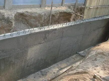 монолитной жб подпорной стены, подпорная стенка из бетона, подпорные стены из монолитного железобетона, подпорная стена из бетона 1.5 метра, монолитный бетон