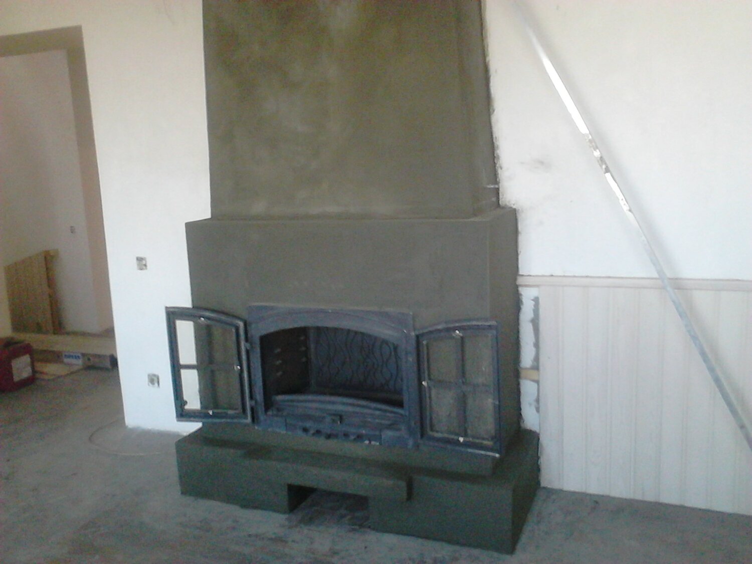 реставрация камина, камин из шамотных плит, камина, камины и печи, топка