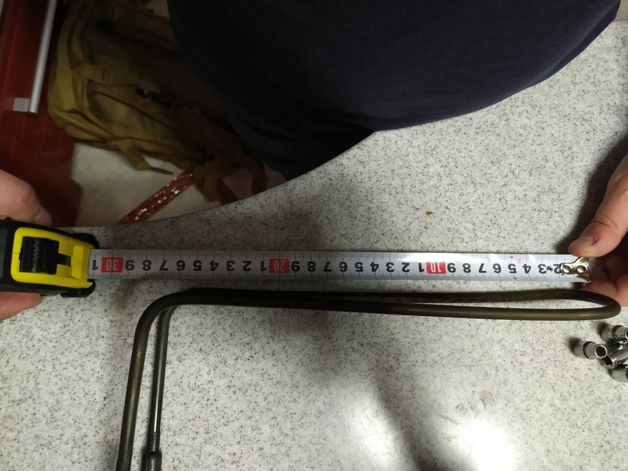 замеры, диаметр, китайская рулетка, упоры багажника москвич 2141, длинная