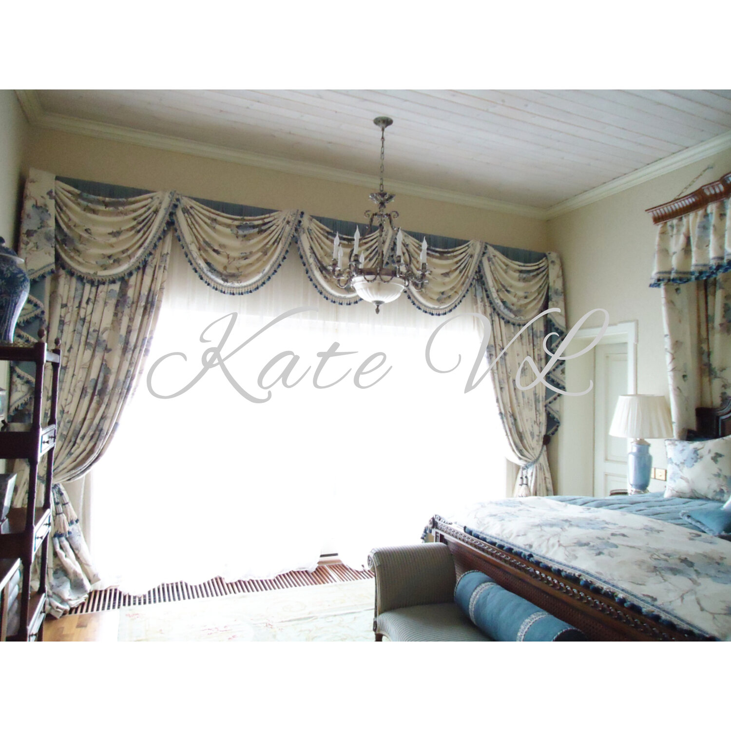 ламбрекен для штор в викторианском стиле, ламбрекен, ламбрекен в английском стиле, шторы с ламбрекеном в стиле прованс, шторы с ламбрекеном в стиле де жуи