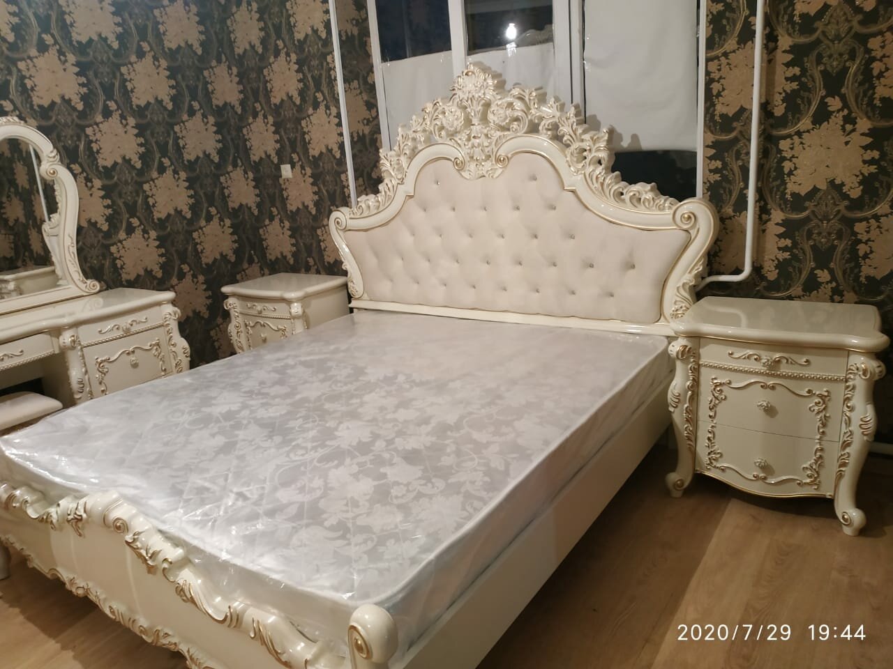 кровать 160 венеция арида, спальня венеция классик арида, спальня венеция арида мебель, спальня батичелла фортуна, спальный гарнитур асия турция