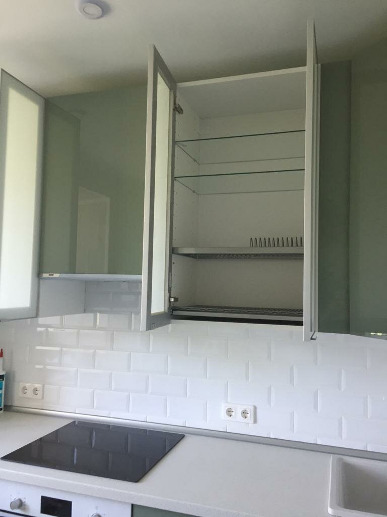 кухня, кухонный гарнитур, зов акрил с2 кухня, кухня эконом, кухня графит с белым