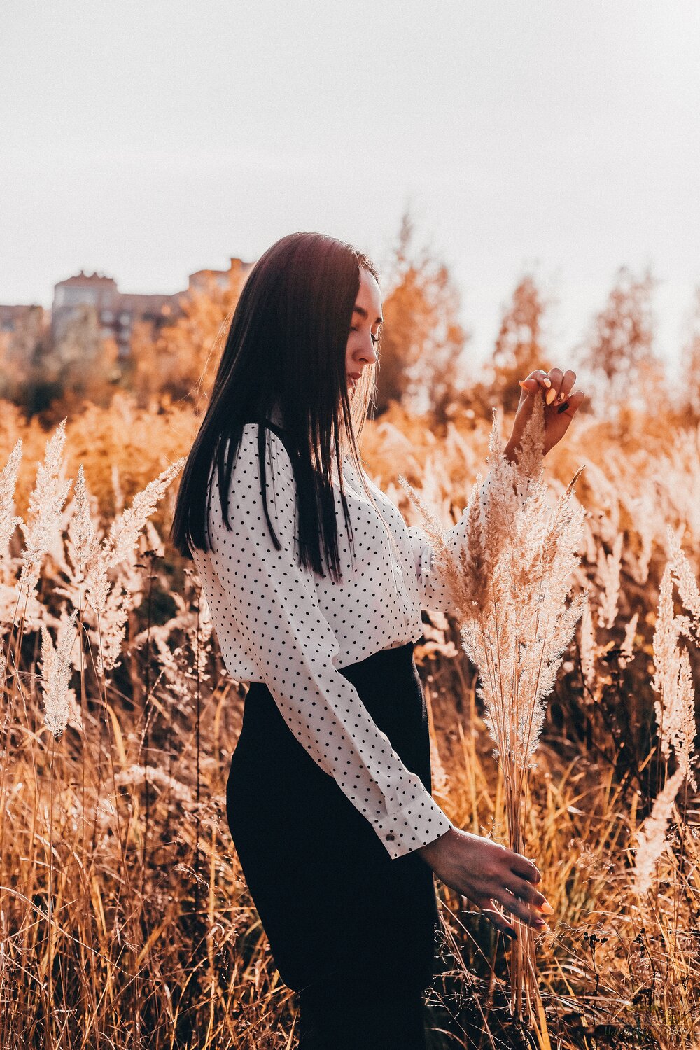 осенняя фотосессия в колосьях, люди, девушка, фотосессия, фотографии
