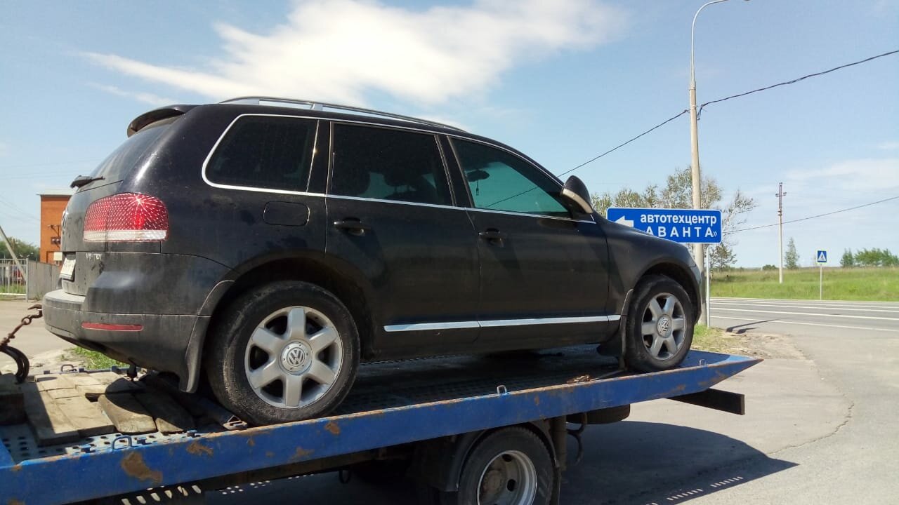 авто, автомобиль, легковой автомобиль, эвакуатор, Volkswagen Touareg I Рестайлинг