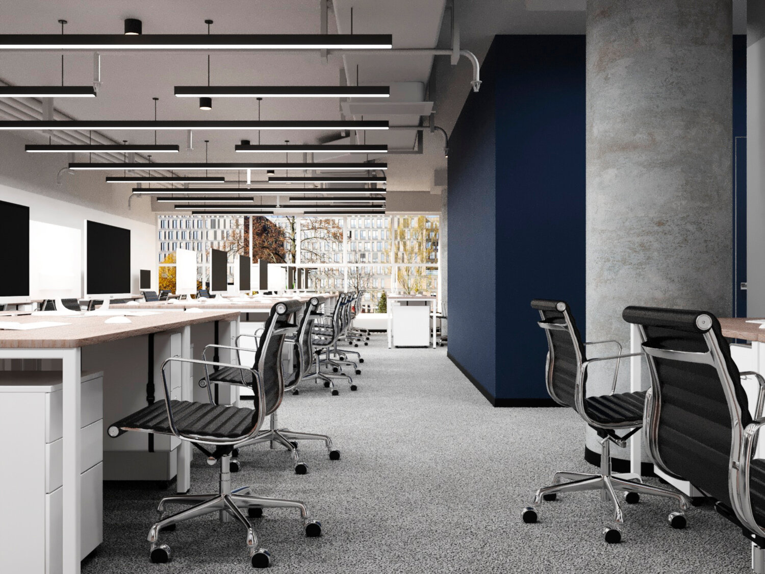 интерьер офиса опен спейс, офис, офис офис, интерьер офиса, современный офис опен спейс